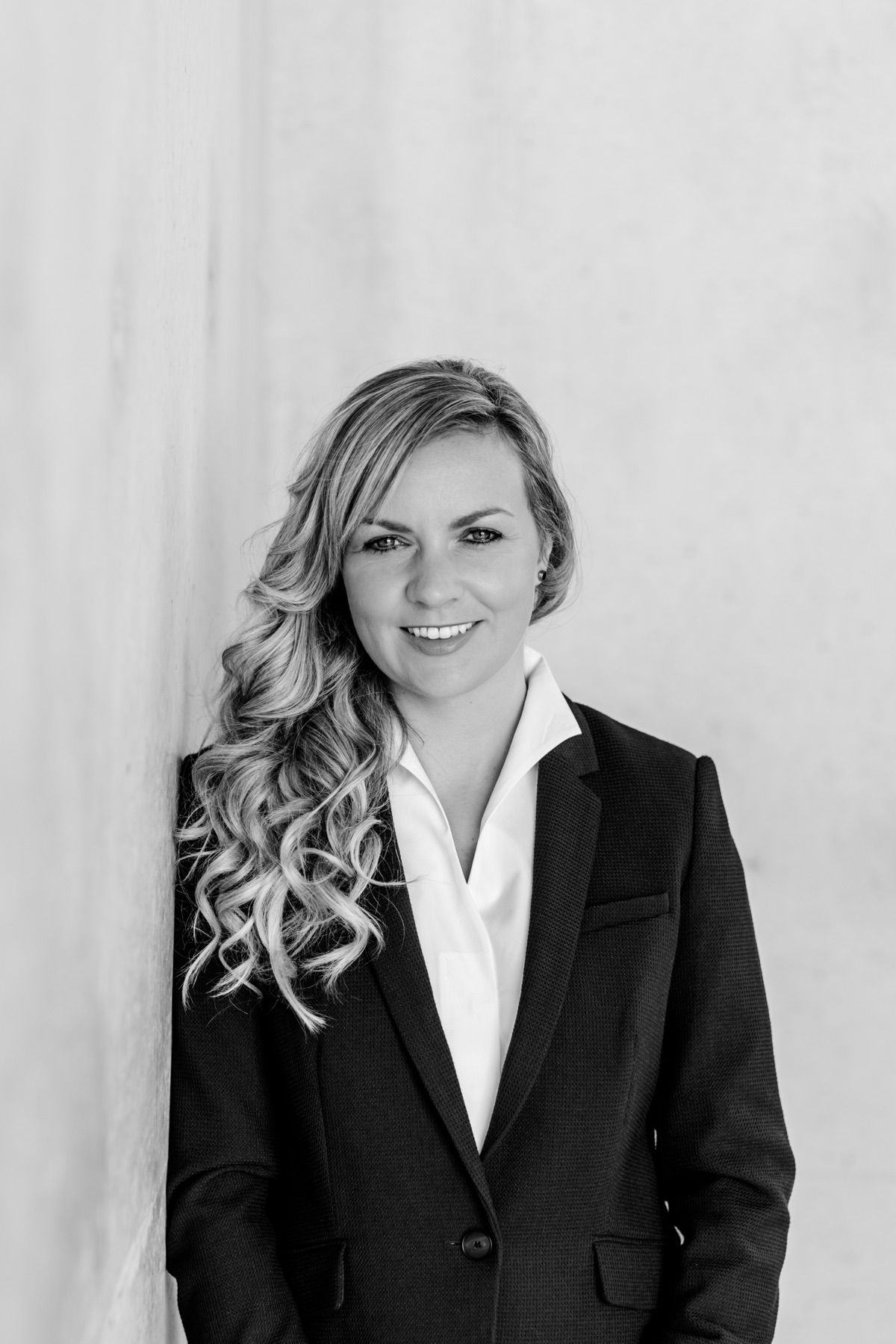 Susanne Weller, Porträt in Schwarzweiß